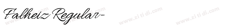 Falheiz Regular字体转换 Falheiz Regular字体转换